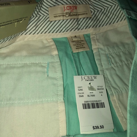 NWT J. Crew Chino shorts - Picture 2 of 4